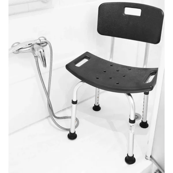 Silla para Ducha Mayores con Respaldo - Imagen 5