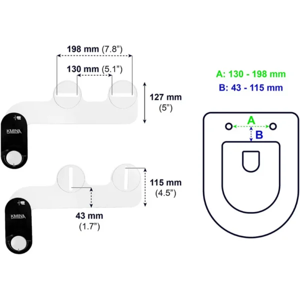 Bidet Inodoro, Chorro para WC Agua Fría - Imagen 12