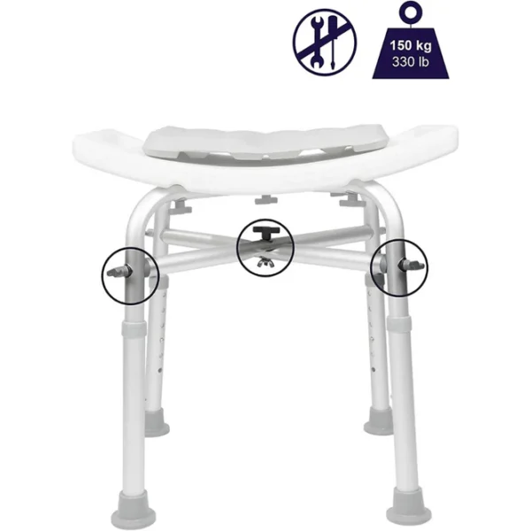 Taburete de Ducha Ajustable - Imagen 14