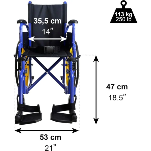 Silla de Ruedas Infantil Autopropulsable - Imagen 2