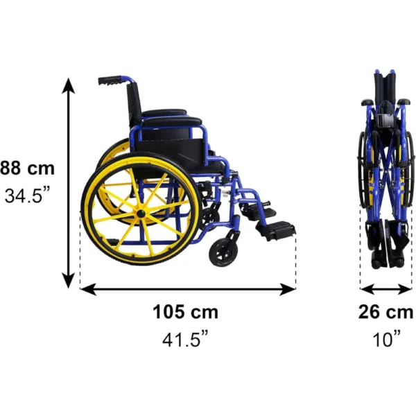 Silla de Ruedas Infantil Autopropulsable - Imagen 3