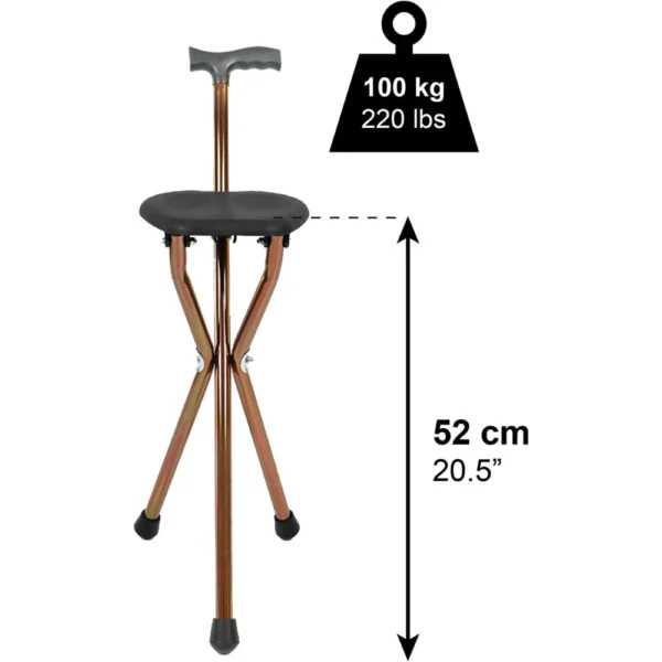 Bastón con Silla Plegable 2 en 1 - Imagen 9