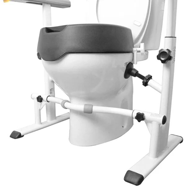 Elevador WC Blando (10 cm) con Estructura apoyabrazos baño - Imagen 6