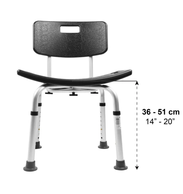 Silla para Ducha Mayores con Respaldo - Imagen 7