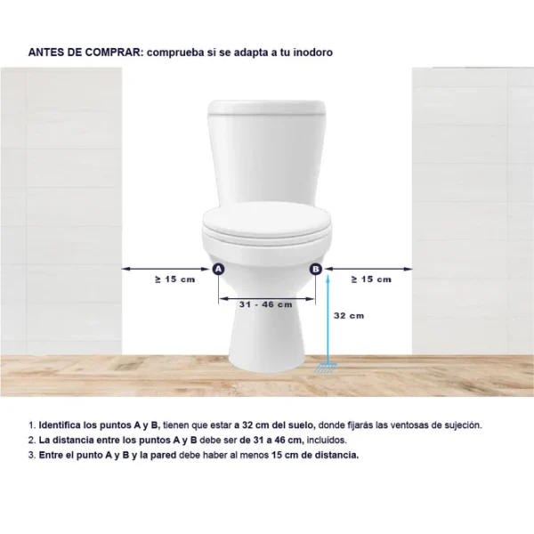 Barra de Apoyo para Inodoro - Imagen 2