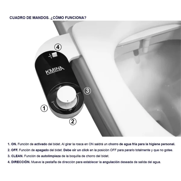 Bidet Inodoro, Chorro para WC Agua Fría - Imagen 19