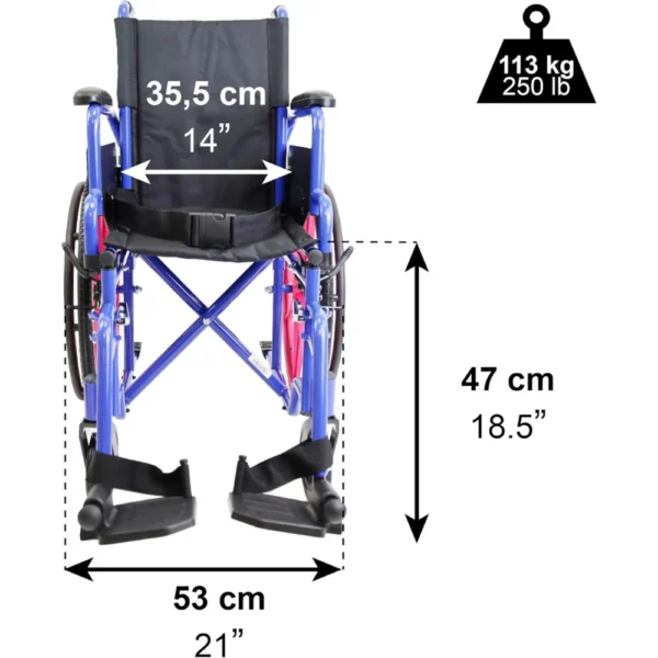 Silla de Ruedas Infantil Autopropulsable - Imagen 3