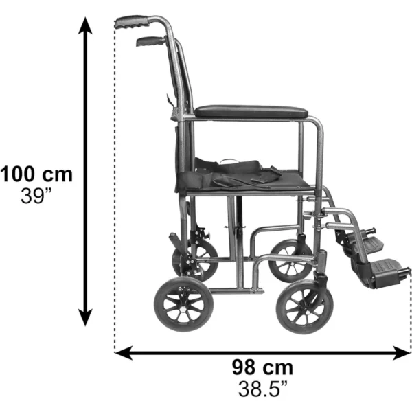 Silla de Ruedas Estrecha para Casa - Imagen 4