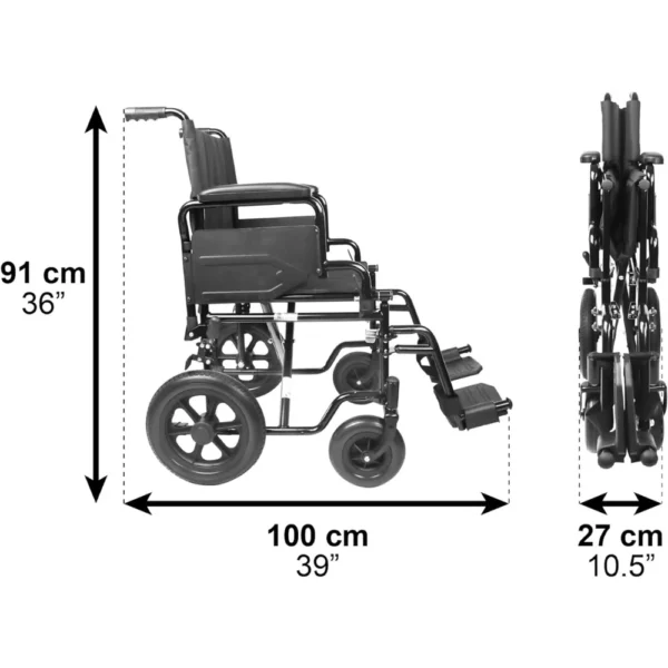 Silla de Ruedas Plegable - Imagen 6