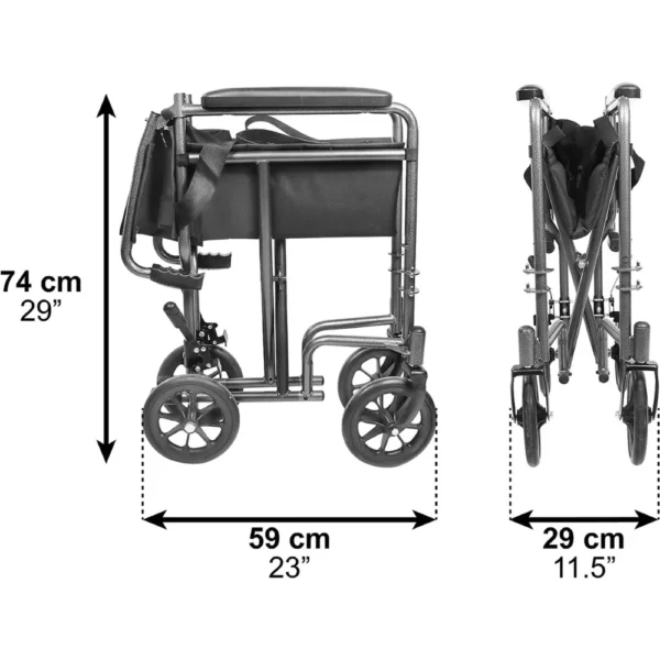 Silla de Ruedas Estrecha para Casa - Imagen 3