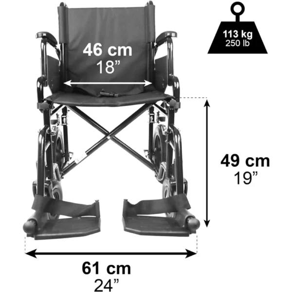 Silla de Ruedas Plegable - Imagen 5